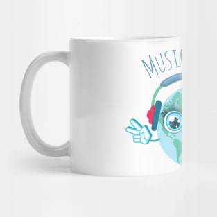 Cute Earth planet Mug